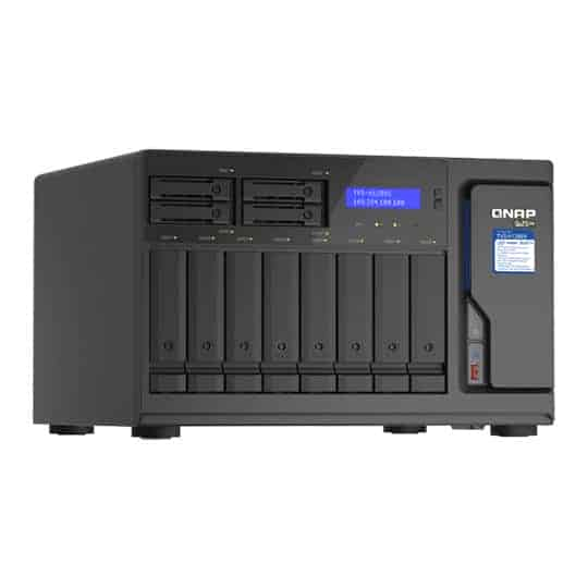 QNAP 12 Bay TVS-h1288X Intel Xeon W Desktop QuTS hero NAS Enclosure